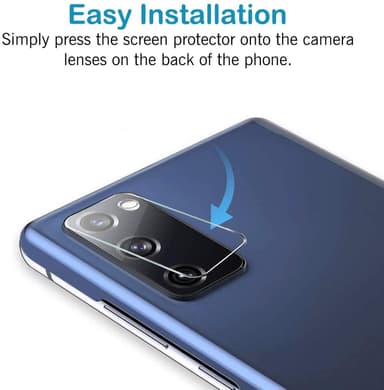 Galaxy S20 FE kameralinsedeksel herdet glass 3-pakning