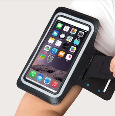 Sportsarmbånd / mobilholder for arm 5 "svart