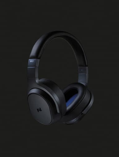 KEF SPACE ONE Wireless around-ear hodetelefoner (sort)