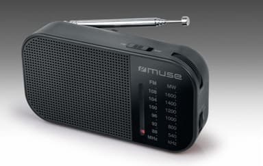 Muse M-025 R, Bærbar radio, Svart