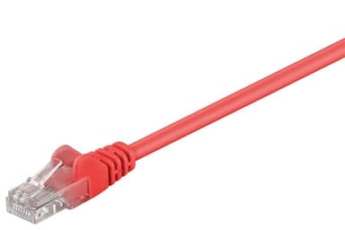 Goobay 95561 CAT 5e patchkabel, U/UTP, rød, 1,5 m