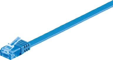 Goobay CAT 6A flat-patch kabel U/UTP, blå