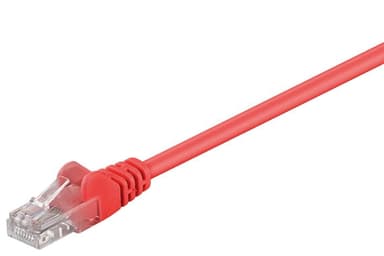 Goobay CAT 5e patchkabel, U/UTP, rød