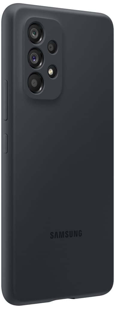 Samsung Galaxy A53 silikondeksel (sort)