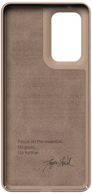 Nudient V3 deksel til Samsung Galaxy A53 (clay beige)