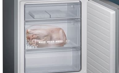 Siemens iQ300 fryser/kjøleskap KG49EVI4A (inox)