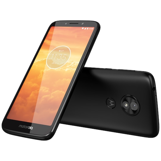Motorola E5 Play smarttelefon (sort)