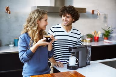 Senseo Switch 3in1 kaffemaskin Base+ HD6597/50 (titan)