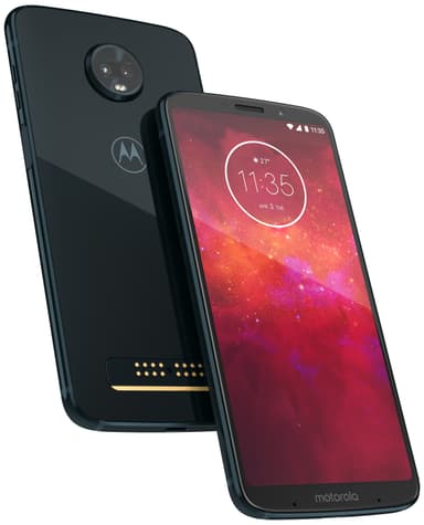Motorola Moto Z3 Play smarttelefon (dyp indigo)