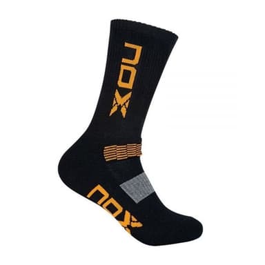 Nox Padelsokker - Sort/Oransje 39-45