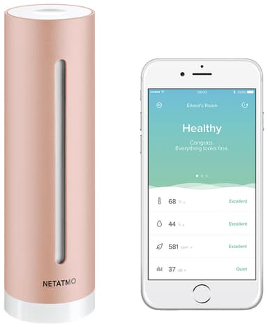 Netatmo Smart innendørs luftkvalitetsmålere
