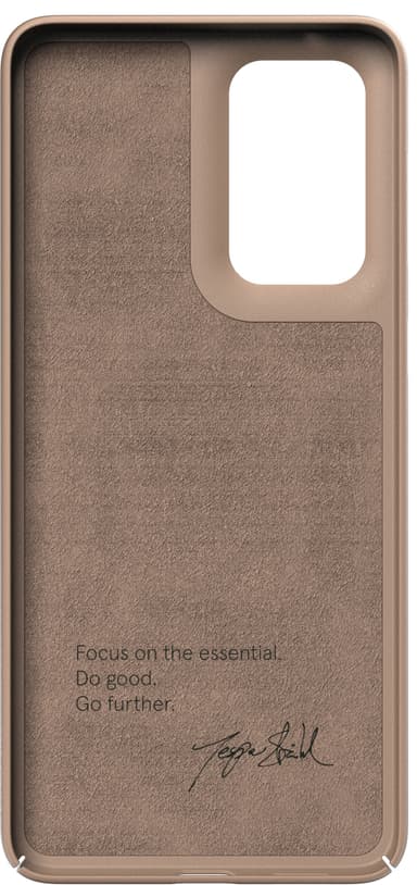 Nudient V3 deksel til Samsung Galaxy A33 (clay beige)