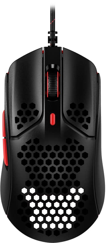 HyperX Pulsefire Haste gamingmus (sort/rød)