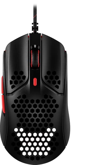 HyperX Pulsefire Haste gamingmus (sort/rød)