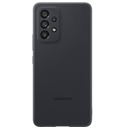 Samsung Galaxy A53 silikondeksel (sort)