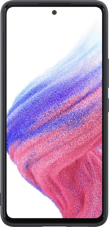Samsung Galaxy A53 silikondeksel (sort)