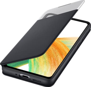 Samsung Galaxy A33 Smart S View lommebokdeksel (sort)