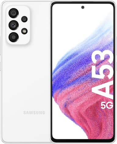 Samsung Galaxy A53 5G smarttelefon 8/256GB (hvit)