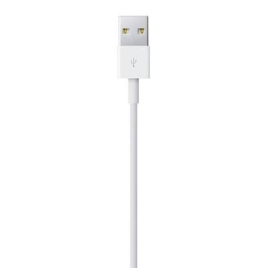 Apple Lightning - USB USB A, Lightning, 2 m, Hvit