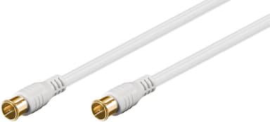 Goobay SAT-kabel (80 dB), F-quick-kontakt, dobbel skjerming