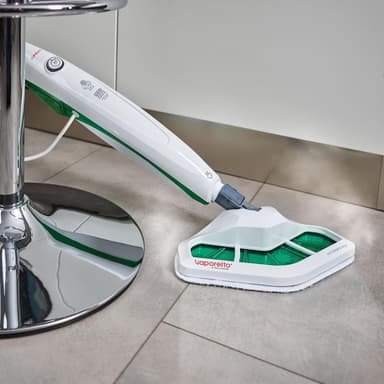 Polti Steam mopp PTEU0272 Vaporetto SV400_Hygiene Power 1500 W, vanntank kapasitet 0,3 L, hvit/grønn