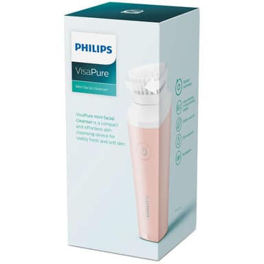 Philips Mini Facial Cleanser VisaPure BSC111/06 Antall tilbehør inkludert 1, Antall effektnivåer 1, Rosa