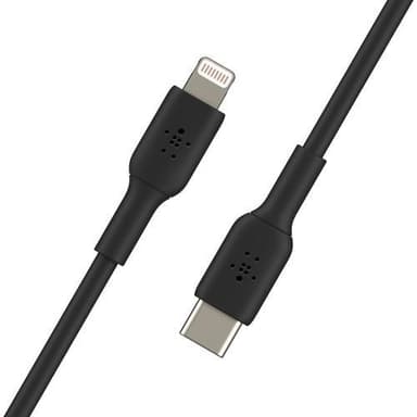 Belkin USB-C til Lightning, svart (1m)
