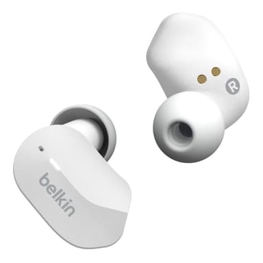 Belkin True Wireless Earbuds SoundForm Innebygd mikrofon, Bluetooth, hvit