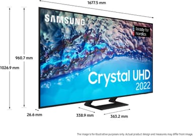 Samsung 75" BU8575 4K Crystal UHD TV (2022)