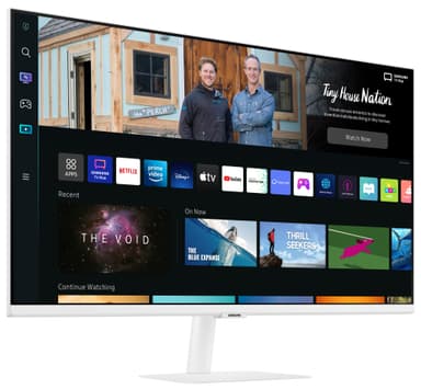 Samsung Smart Monitor M5 32" PC skjerm (hvit)