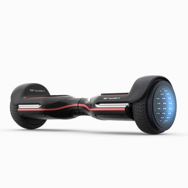 ClassyWalk® 2 LED Hoverboard - Svart/Rød