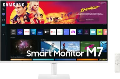 Samsung Smart Monitor M7 32" PC skjerm (hvit)