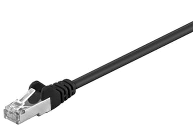 Goobay CAT 5e patchkabel, SF/UTP, svart