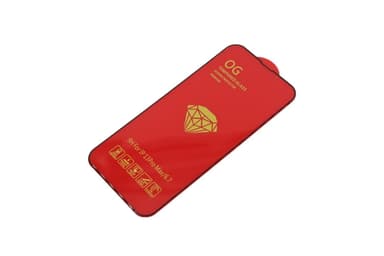 Skjermbeskytter iPhone 13 Pro Max herdet glass med svart kant