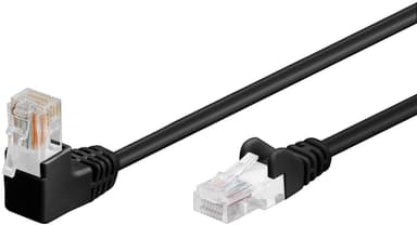 Goobay CAT 5e 1x patchkabel, vinklet 90 °, U / UTP,