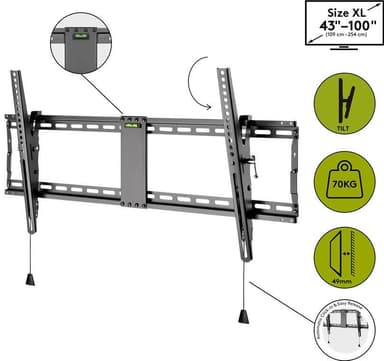 TV-veggfeste Pro TILT (XL)