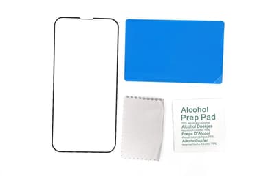 iPhone 13 Pro Max Skjermbeskytter med svart ramme Herdet glass