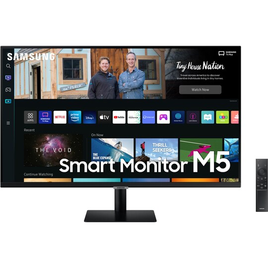 Samsung Smart Monitor M5 32" PC monitor (sort)