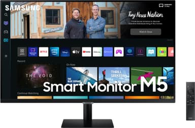 Samsung Smart Monitor M5 32" PC skjerm (sort)