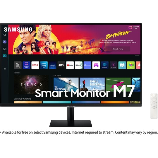 Samsung Smart Monitor M7 32" PC monitor (sort)