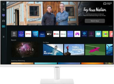 Samsung Smart Monitor M5 32" PC skjerm (hvit)