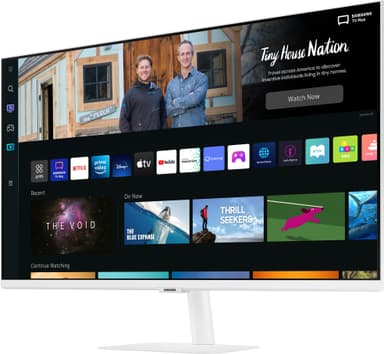 Samsung Smart Monitor M5 32" PC skjerm (hvit)