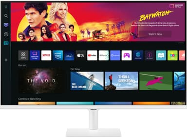 Samsung Smart Monitor M7 32" PC skjerm (hvit)