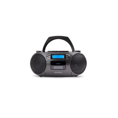AIWA Boomblaster FM, Kassette, Bluetooth og CD Sort