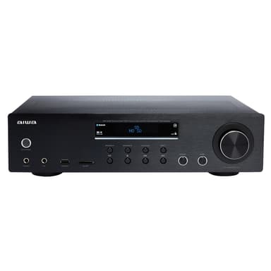 AIWA Stereo Forstærker med Bluetooth Sort