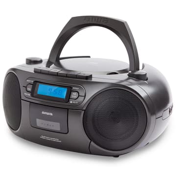 AIWA Boomblaster FM, Kassette, Bluetooth og CD Sort