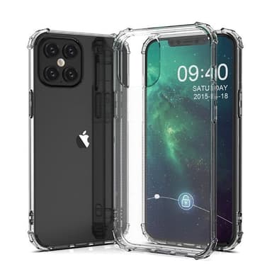 Tynt bakdeksel med forsterkede hjørner Xiaomi Mi 11 Gjennomsiktig