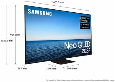 Samsung 75" QN90B 4K NQLED TV (2022)