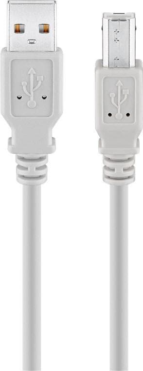 Goobay USB 2.0 høyhastighetskabel, grå