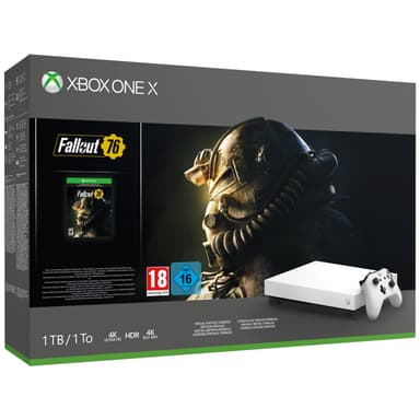 Xbox One X 1 TB: Fallout 76 bundle (hvit)
